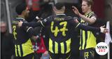 Λέιτον Όριεντ - Μάντσεστερ Σίτι 1-2, Ντε Μπρόινε,leiton orient - mantsester siti 1-2, nte broine