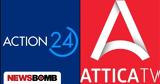 Όμιλος Action24 - Attica TV, Flash, Σταθερά,omilos Action24 - Attica TV, Flash, stathera
