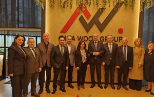 ALFA WOOD GROUP, Λάρισα, Υπουργός Εθνικής Οικονομίας, Oικονομικών Κωστής Χατζηδάκης, ALFA WOOD GROUP, larisa, ypourgos ethnikis oikonomias, Oikonomikon kostis chatzidakis