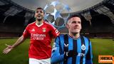 Champions League, Μπενφίκα, Παυλίδη, Μπριζ, Τζόλη,Champions League, benfika, pavlidi, briz, tzoli
