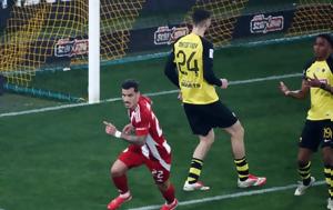 ΑΕΚ – Ολυμπιακός 0-1, Χτύπησε, 90′, Τσικίνιο …, Πειραιώτες, aek – olybiakos 0-1, chtypise, 90′, tsikinio …, peiraiotes