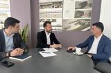 Δήμος Παύλου Μελά, Συνάντηση Δημήτρη Ασλανίδη, Διευθυντή, Γραφείου, Πρωθυπουργού, Μακεδονία Μιχάλη Μπεκίρη,dimos pavlou mela, synantisi dimitri aslanidi, diefthynti, grafeiou, prothypourgou, makedonia michali b