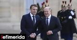 Συνάντηση, Σολτς, Μακρόν, Τρίτη -Ουκρανία,synantisi, solts, makron, triti -oukrania