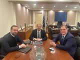 Συνάντηση Υφυπουργού Οικονομικών, Διοικητή ΑΑΔΕ, Πρόεδρο ΟΕΕ,synantisi yfypourgou oikonomikon, dioikiti aade, proedro oee