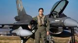 Ιστορική, Πολεμική Αεροπορία –, Ελληνίδα, F-16, Χρυσάνθη Νικολοπούλου,istoriki, polemiki aeroporia –, ellinida, F-16, chrysanthi nikolopoulou