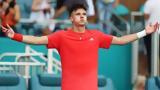 Miami Open, Πρώτος Masters, Μένσικ,Miami Open, protos Masters, mensik