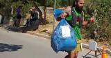 Plogging, Έτρεξαν, Υμηττό,Plogging, etrexan, ymitto