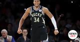 Αντετοκούνμπο, -double, Σίξερς,antetokounbo, -double, sixers