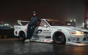 Lando Norris, Καίει, Τόκιο, Nissan R32 Skyline, Lando Norris, kaiei, tokio, Nissan R32 Skyline