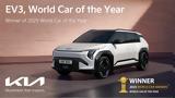 Kia EV3 Παγκόσμιο Αυτοκίνητο, Χρονιάς 2025,Kia EV3 pagkosmio aftokinito, chronias 2025