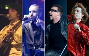 Ελλάδα –, ΛΕΞ, Νταλάρα U2, Rolling Stones, ellada –, lex, ntalara U2, Rolling Stones