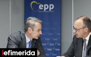 PM Mitsotakis, German Chancellor Merz, Valencia