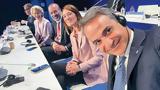 Συνέδριο ΕΛΚ, Μητσοτάκη, Μέτσολα, Λάιεν, Βέμπερ,synedrio elk, mitsotaki, metsola, laien, veber