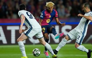 Champions League, Μπαρτσελόνα, Ίντερ, Βαρκελώνη 3-3, Μιλάνο, Champions League, bartselona, inter, varkeloni 3-3, milano