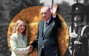 Μελόνι – Ερντογάν, Ελλάδα, meloni – erntogan, ellada