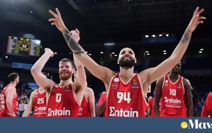 Σάρωσε, Μαδρίτη, Ολυμπιακός, Άμπου Ντάμπι - Επικράτησε, Ρεάλ 86-84, sarose, madriti, olybiakos, abou ntabi - epikratise, real 86-84