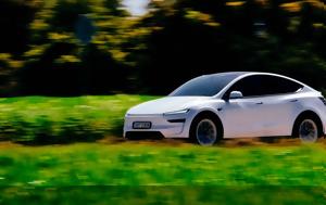 Δοκιμή Tesla Model Y Long Range AWD, Κόντρα, dokimi Tesla Model Y Long Range AWD, kontra
