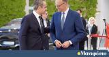 Live, Μητσοτάκη - Μερτς, Βερολίνο,Live, mitsotaki - merts, verolino