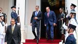 Μονή Σινά, Συνομιλία Μητσοτάκη –, Σίσι, Δευτέρα, Αίγυπτο,moni sina, synomilia mitsotaki –, sisi, deftera, aigypto