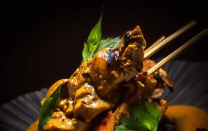 Μοσχάρι, Αρνί Satay, moschari, arni Satay