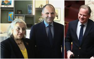 Γεραπετρίτης, Παπαδοπούλου, Καραμανλή, Δένδια, Κακλαμάνη, Σγουρίδη, gerapetritis, papadopoulou, karamanli, dendia, kaklamani, sgouridi