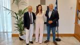 Συνάντηση Προέδρου, Παγκόσμιου Ιπποκράτειου Ινστιτούτου Ιατρών Δρ, Πατούλη, Υπουργό Παιδείας, Θρησκευμάτων Σοφία Ζαχαράκη,synantisi proedrou, pagkosmiou ippokrateiou institoutou iatron dr, patouli, ypourgo p