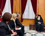 Συνάντηση Φάμελλου, Πατριάρχη Ιερουσαλήμ, Άμεση, Γάζα,synantisi famellou, patriarchi ierousalim, amesi, gaza