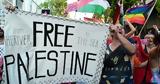 Athens Pride, Διεθνή Πρωτοβουλία March, Gaza,Athens Pride, diethni protovoulia March, Gaza