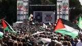 Διαδήλωση, Ρώμη, Γάζα, 300 000, Μελόνι,diadilosi, romi, gaza, 300 000, meloni