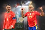 Ώρα, Πορτογαλία, Ισπανία, Γιαμάλ, Ρονάλντο, Nations League,ora, portogalia, ispania, giamal, ronalnto, Nations League