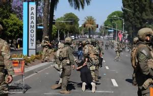 Τραμπ, Λος Άντζελες, Δεν, Αριστεράς, trab, los antzeles, den, aristeras