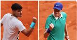 Γιανίκ Σίνερ – Κάρλος Αλκαράθ, Roland Garros,gianik siner – karlos alkarath, Roland Garros