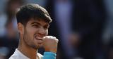 Γιανίκ Σίνερ – Κάρλος Αλκαράθ 2-3, Ισπανός, 2-0, Roland Garros,gianik siner – karlos alkarath 2-3, ispanos, 2-0, Roland Garros