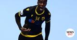 Ολυμπιακός – ΑΕΚ 27-30, Μπουζόν, Ηλιούπολη,olybiakos – aek 27-30, bouzon, ilioupoli