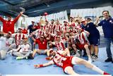 Handball Premier, Στέφθηκε, Ολυμπιακός 32-30, ΑΕΚ,Handball Premier, stefthike, olybiakos 32-30, aek