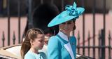 Trooping, Colour, Κέιτ Μίντλετον, Σάρλοτ – Πάνω, Γουίλιαμ,Trooping, Colour, keit mintleton, sarlot – pano, gouiliam