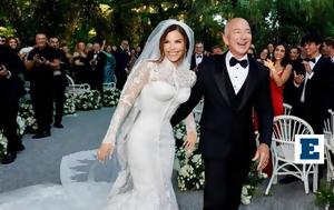 Λόρεν Σάντσεζ, Τζεφ Μπέζος, Παντρεύτηκαν, Βενετία -, loren santsez, tzef bezos, pantreftikan, venetia -