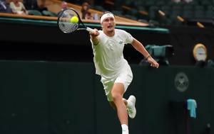 Wimbledon, Ζβέρεφ, 0-2, Τρίτη, Ρίντερκνες, Wimbledon, zveref, 0-2, triti, rinterknes