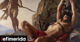 Προμηθεύς Λυόμενος, Carl Bloch,promithefs lyomenos, Carl Bloch