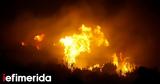 Wildfire Destroys Homes Forces Mass Evacuations,Crete