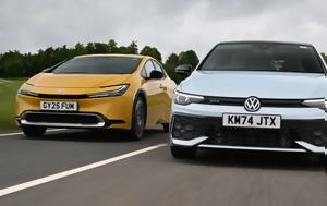 Volkswagen Golf GTE, Toyota Prius, Σκληρό, Volkswagen Golf GTE, Toyota Prius, skliro