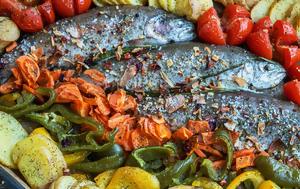 Πιάτο, Πέστροφες, piato, pestrofes