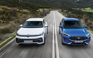 Συγκριτική, Ford Kuga 2 5 PHEV, VW Tiguan 1 5 Hybrid 204 PS, sygkritiki, Ford Kuga 2 5 PHEV, VW Tiguan 1 5 Hybrid 204 PS