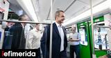 Mitsotakis Rides Athens First Rebuilt Line 1 Train Admits Line Is,Very Problematic State