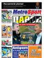 Πρωτοσέλιδο MetroSport 28/10/2011