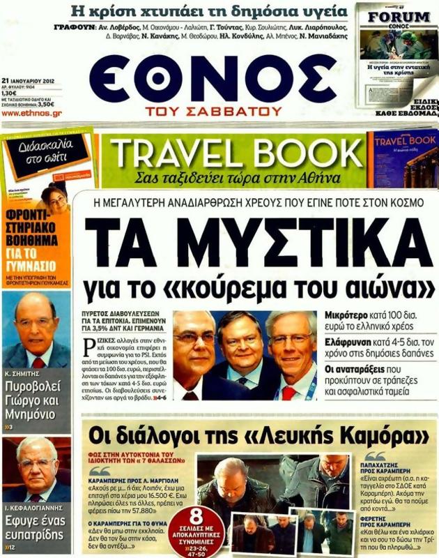 Πρωτοσέλιδο Έθνος