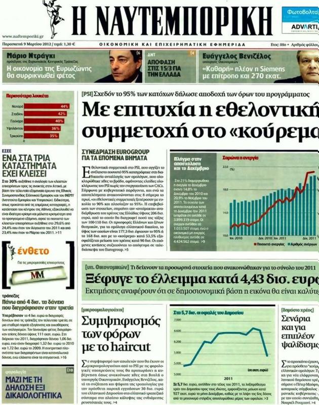 Πρωτοσέλιδο Ναυτεμπορική