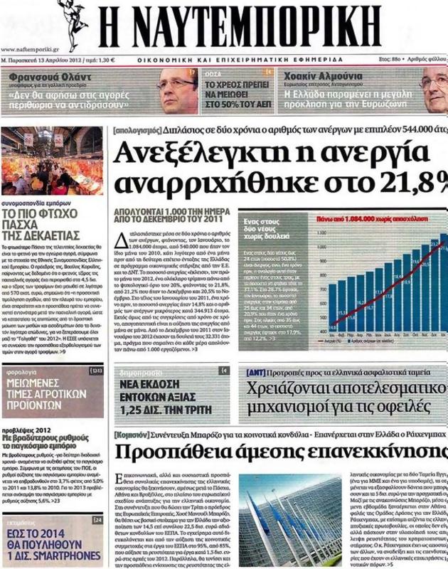 Πρωτοσέλιδο Ναυτεμπορική