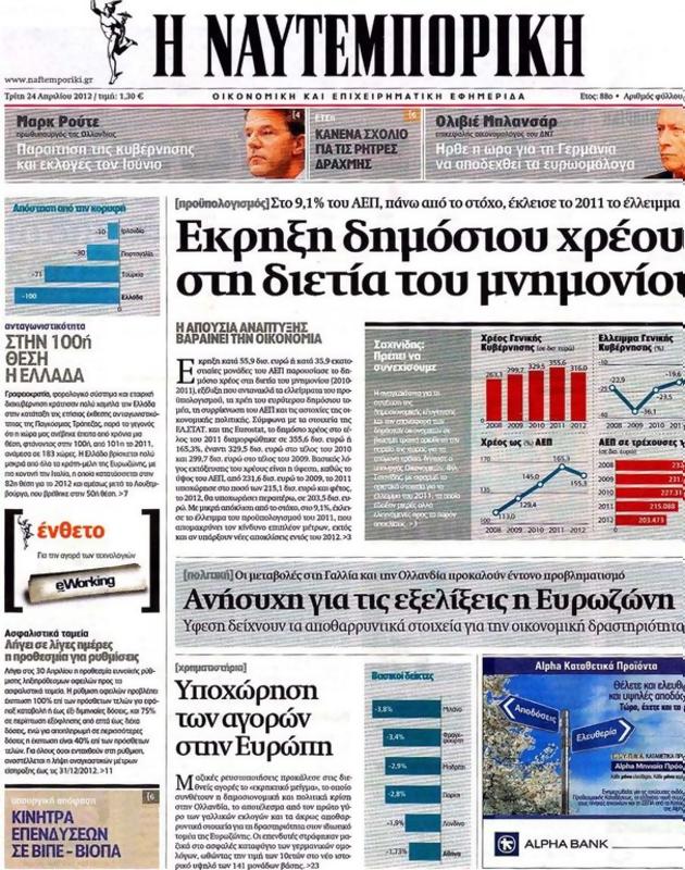 Πρωτοσέλιδο Ναυτεμπορική
