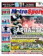 Πρωτοσέλιδο MetroSport 12/05/2012
